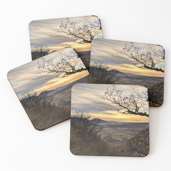 Item preview, Sunset, trees, and mountains. Winter in France designed and sold by opheliaautumn.