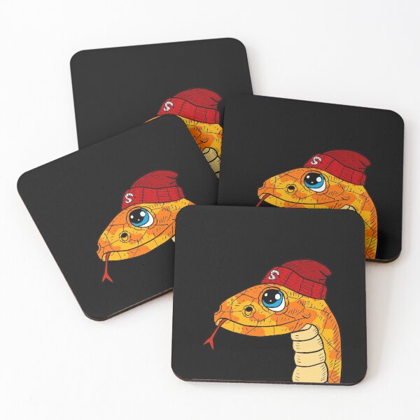 Item preview, cute snake with hat. python.  designed and sold by JJadx.