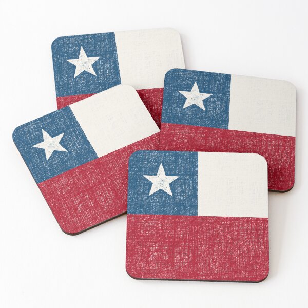 Item preview, Hand Drawn Chilean Flag  designed and sold by Texterns.