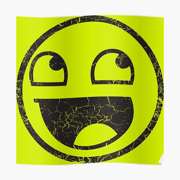 Epic Smiling Face Posters Redbubble - roblox epic face gif