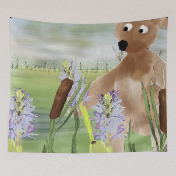 Item preview, Charlie with Cattail and Pickerelweed designed and sold by GreenElizabeth.