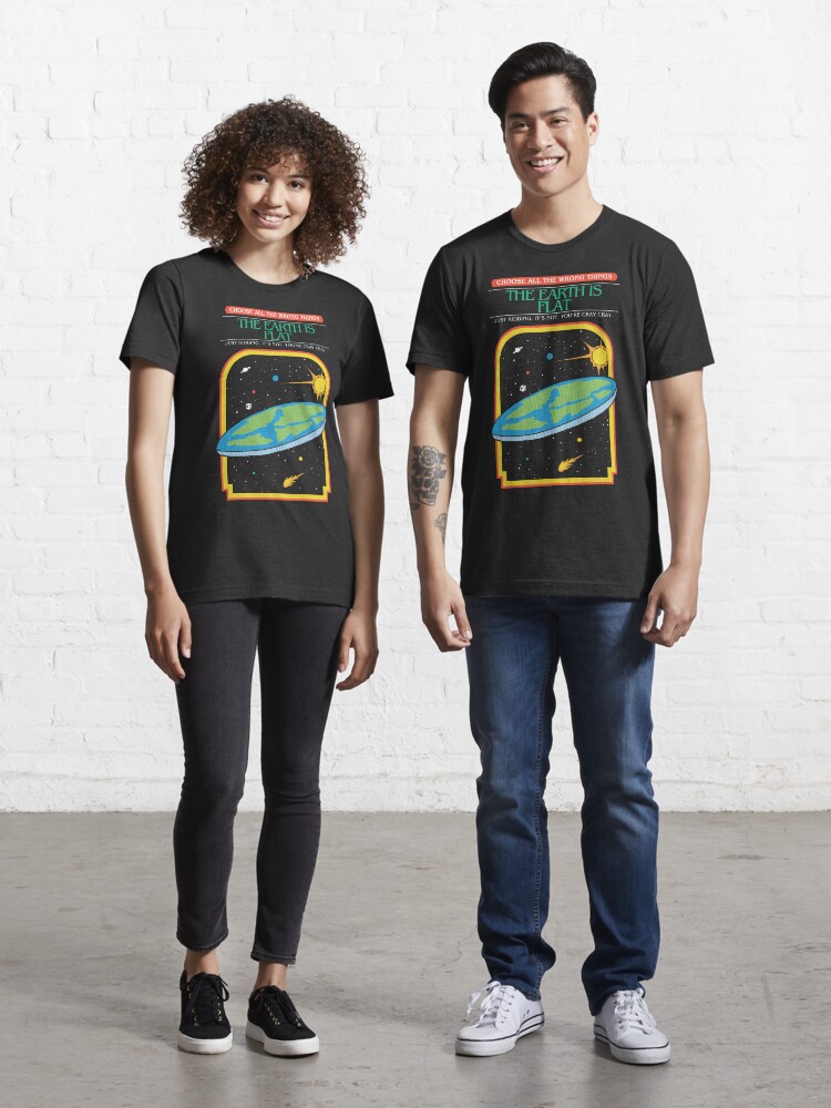 the world is flat t shirt