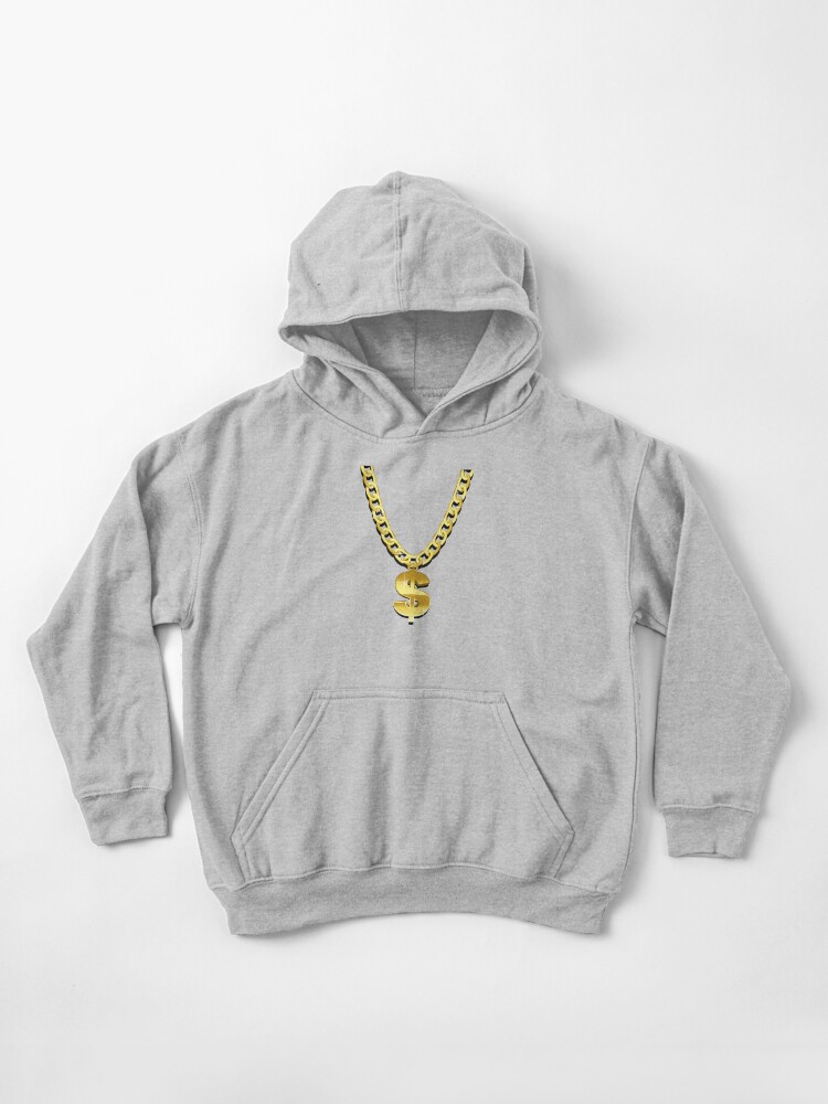 gold chain hoodie