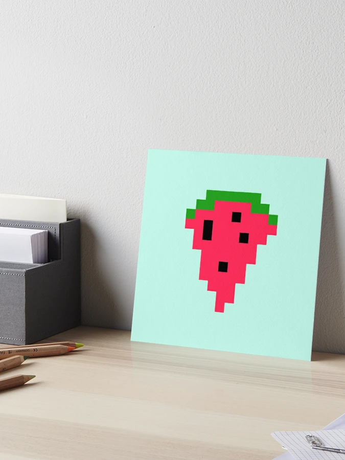 Watermelon Slice Pixel Art Kit – Noteworthy Art Kits