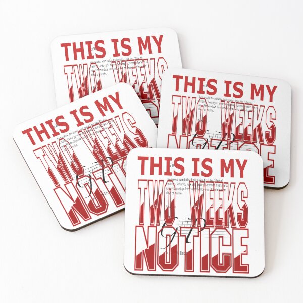 Item preview, THIS IS MY TWO WEEKS NOTICE designed and sold by James E. Guin.