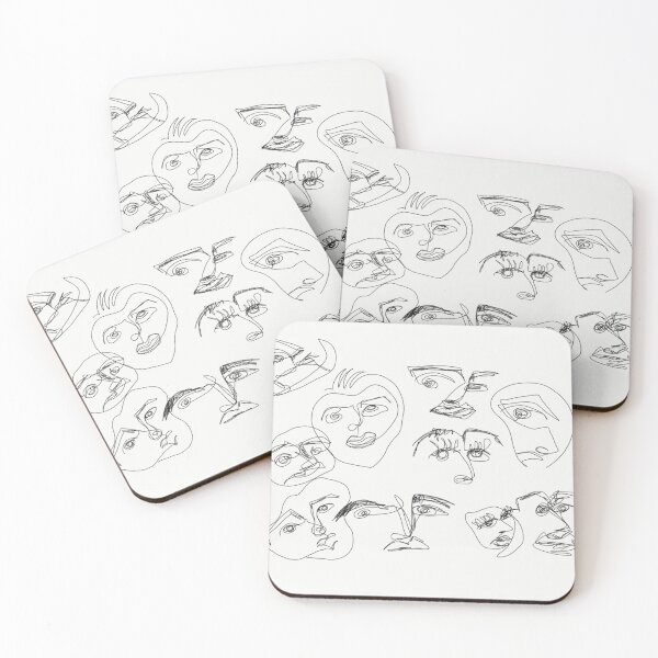 Item preview, one line faces designed and sold by alienduh.