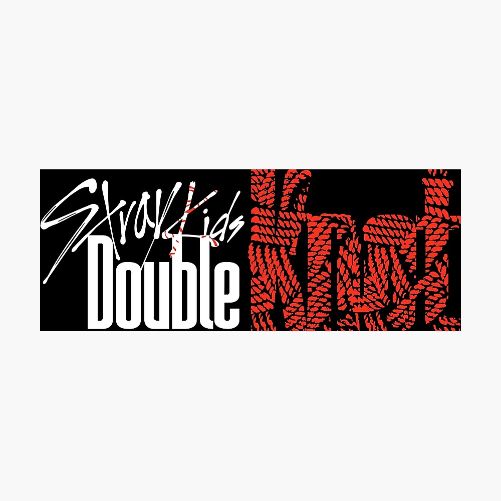 Kpop Stray Kids Double Knot Poster By Lysavn Redbubble