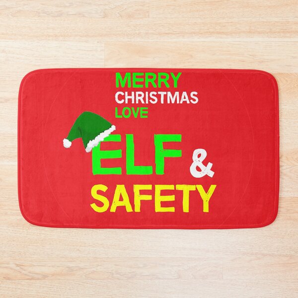 Item preview, Merry Christmas Elf & Safety Shirt - Funny Elf & Safety Card - Funny Elf & Safety Mug - Funny Elf & Safety Team designed and sold by happygiftideas.