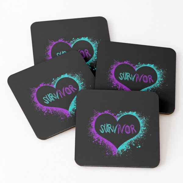 Item preview, Survivor Suicide Awarenss Heart designed and sold by theshirtinator.