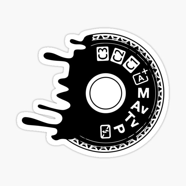 Urban Camera Dial Logo Sticker
