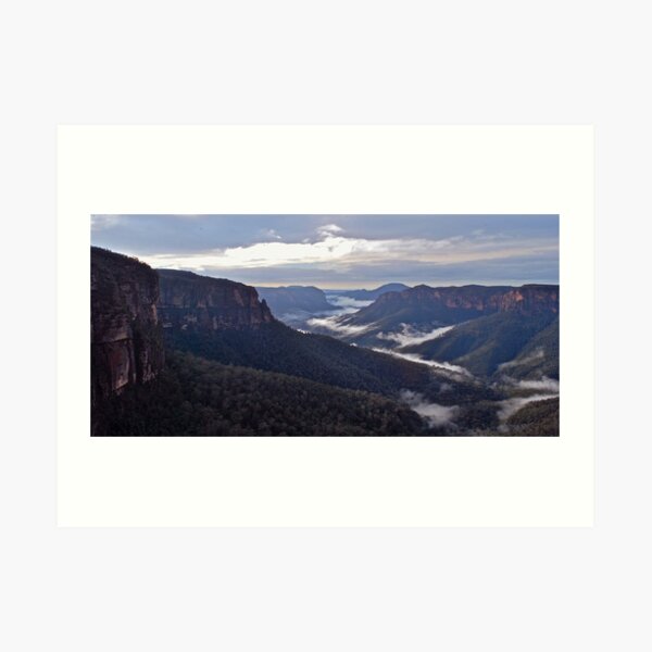 Govetts Leap Lookout. Art Print