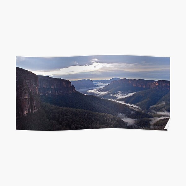 Govetts Leap Lookout. Poster