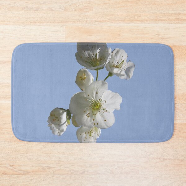 Item preview, cherries in blosssom on blue serenity designed and sold by AHELENE.