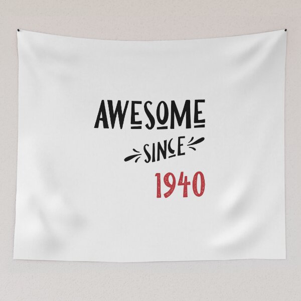 Artikelvorschau, awesome since 1940 entworfen und verkauft von Vectorqueen.