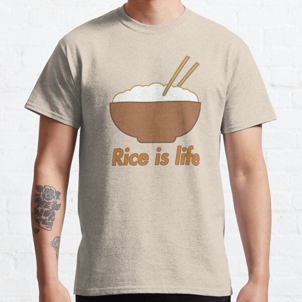 Rice Is Life Asian Food Chinese Rice Japanese Rice Cooker T-Shirt by EQ  Designs - Pixels