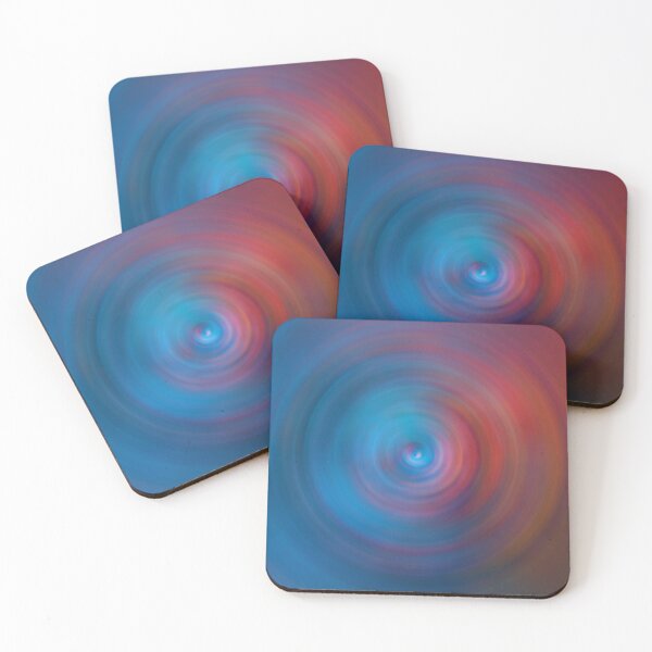 Item preview, Abstract #9 - red and blue whirlpool designed and sold by gemgemshop.