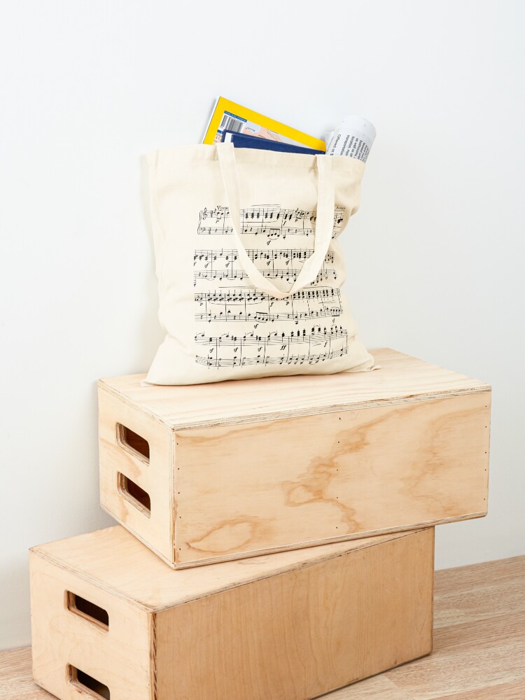 Alternate view of Sheet Music Tote Bag