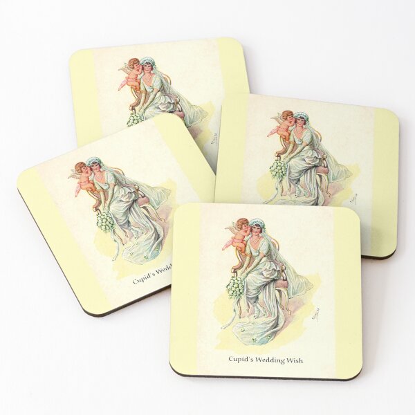 Item preview, Vintage Cupid's Wedding Wish designed and sold by aapshop.