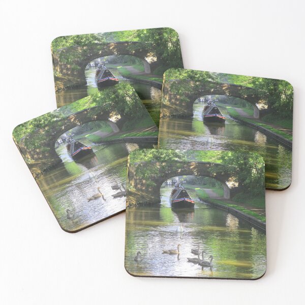 Item preview, Narrowboat on the Atherstone Lock flight. designed and sold by Jo Lodge.