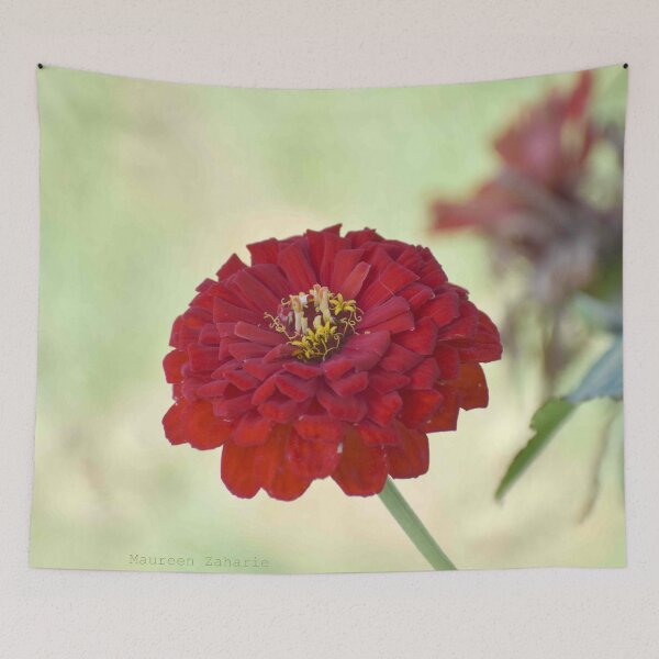 Item preview, Red Zinnia  designed and sold by Maureen Zaharie.