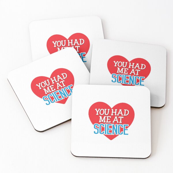 Item preview, 'You Had Me At Science' (White) designed and sold by The Button Gal.