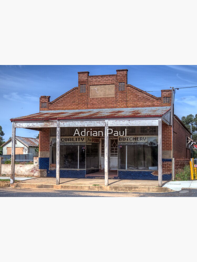 "The old Butcher's Shop, Boorowa, NSW, Australia" Poster for Sale by