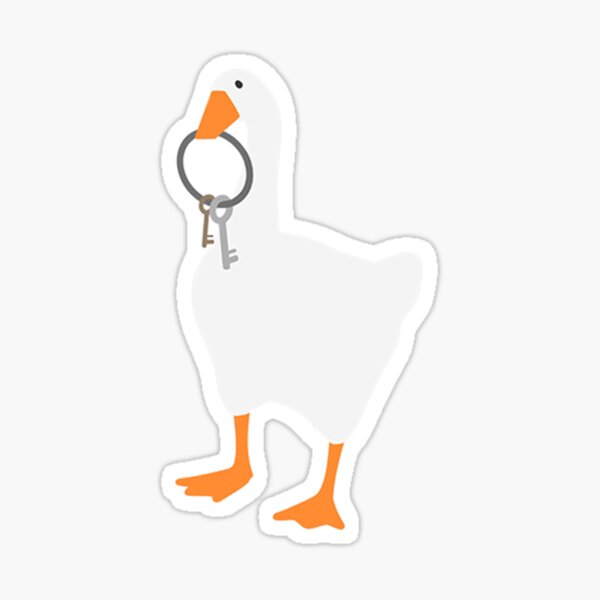 Untitled Goose Game Sticker