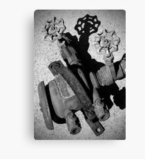 Disused Valve Canvas Print