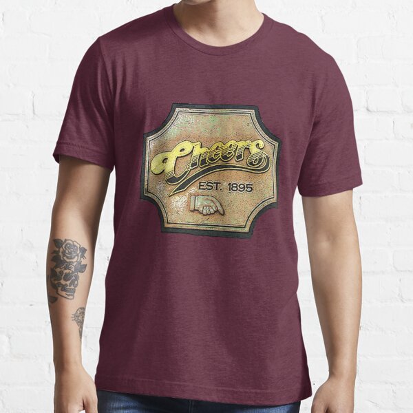 Cheers Opening Photo Vintage Style Distressed 80s CBS TV Show T-Shirt Tee 