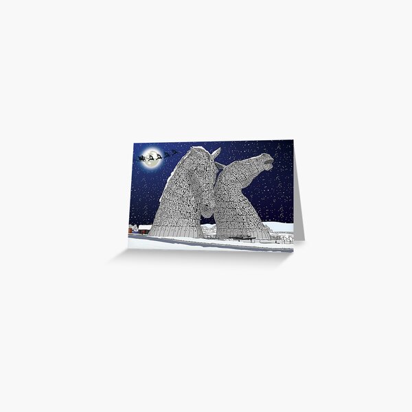 Item preview, The kelpies Christmas Card designed and sold by artbymikeewing.