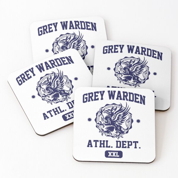 Item preview, Grey Warden Athletic Department | Dragon Age Gym Shirt Style | Navy Print designed and sold by surik-.
