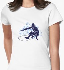 Surfing Women's Fitted T-Shirt