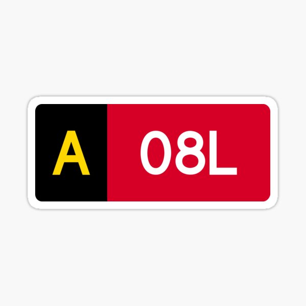 Holding Point Sign A 08L Sticker
