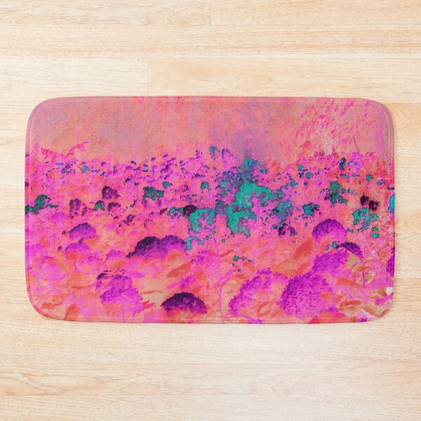 Item preview, Abstract Coral Garden Landscape Purple Hydrangeas designed and sold by myrubiogarden.