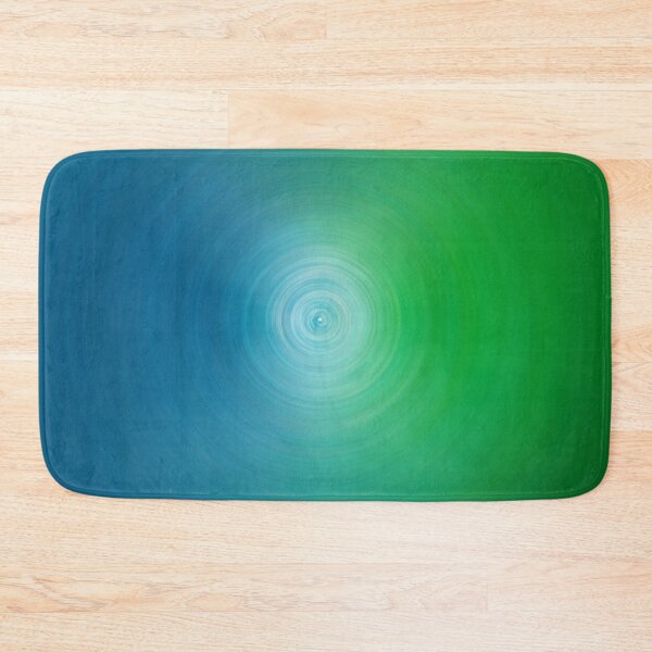 Item preview, Abstract #10 - blue and green whirlpool designed and sold by gemgemshop.