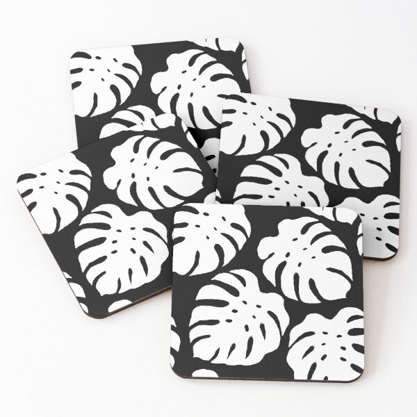 Item preview, Monstera Deliciosa Silhouette Pattern designed and sold by Ivy Lily Art.