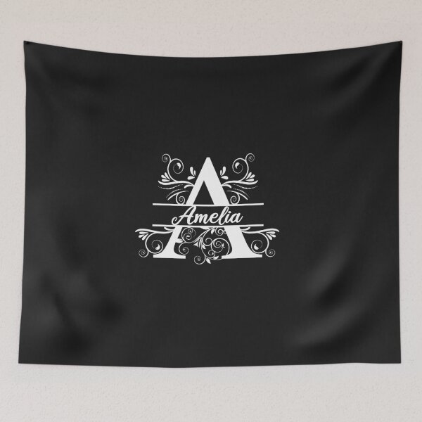 Item preview, Personalized Name Monogram - A  - Amelia - Letter A White designed and sold by MysticMagpie.
