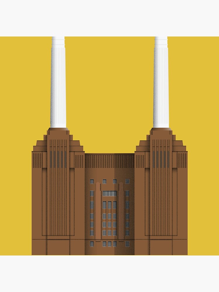 Battersea Power Station - London Architecture - Illustrated City- Art Deco by lukasnovo