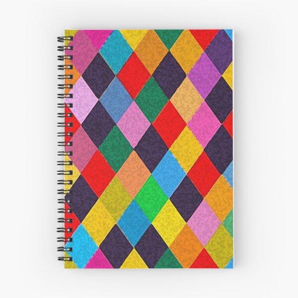 Item preview, MARDI GRAS HARLEQUIN PATTERN Colorful Rhombi by Bulgan Lumini designed and sold by BulganLumini.
