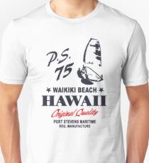 Hawaii Surfing - Waikiki Beach Unisex T-Shirt
