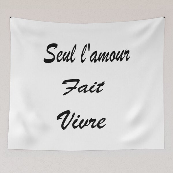 Aperçu de l'œuvre Seul l'amour fait vivre créée et vendue par Pline88.