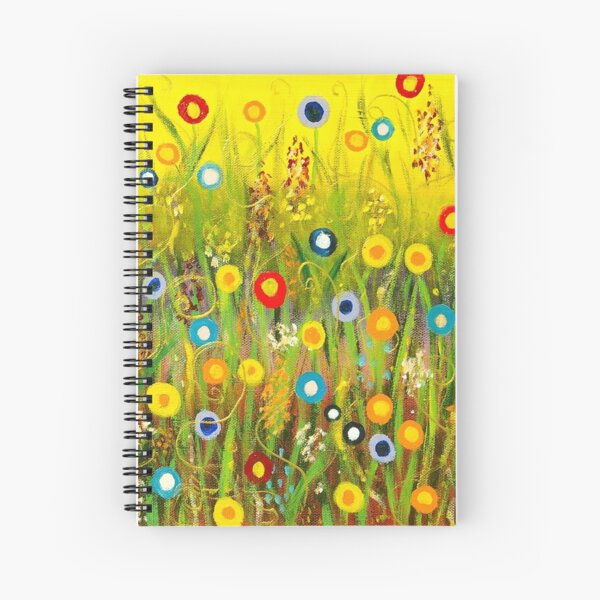 Happy Little Garden 1 Spiral Notebook