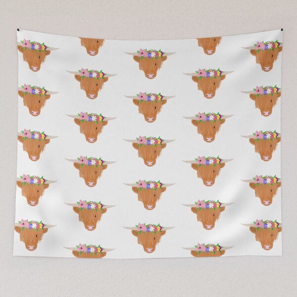 Item preview, Flower Crown Cow designed and sold by kandre95.