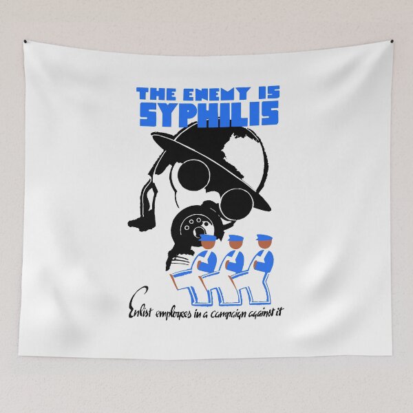 Item preview, The Enemy Is Syphilis designed and sold by warishellstore.