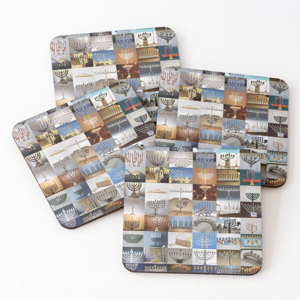 Item preview, Menorahs designed and sold by Montage-Madness.