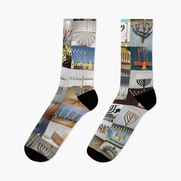 Item preview, Menorahs designed and sold by Montage-Madness.