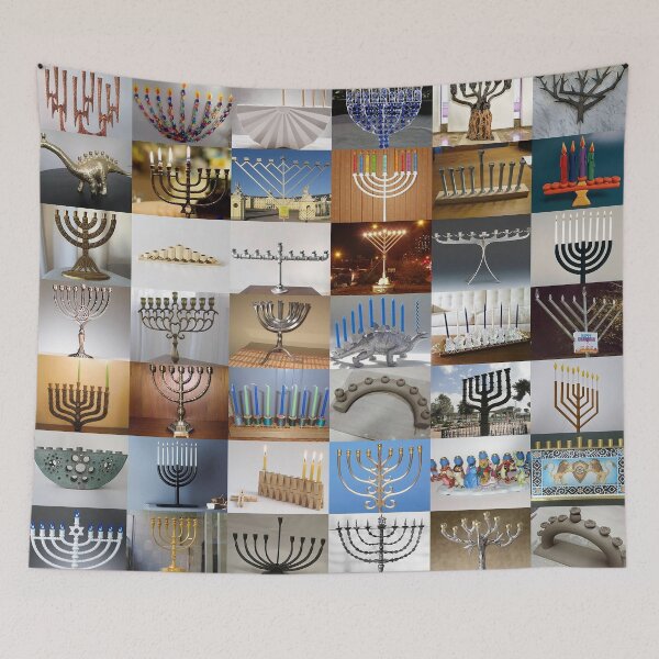 Item preview, Menorahs designed and sold by Montage-Madness.