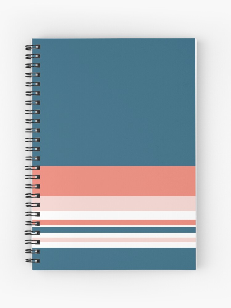 Grey and millennial pink stripes painted minimalist brushstrokes