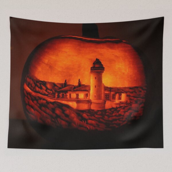 Item preview, Low Light, Isle of May - Pumpkin Carving designed and sold by Moti Black.