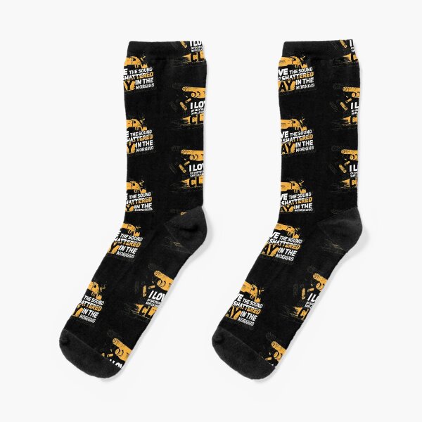 Funny Skeet Shooting Clay Pigeon Socks